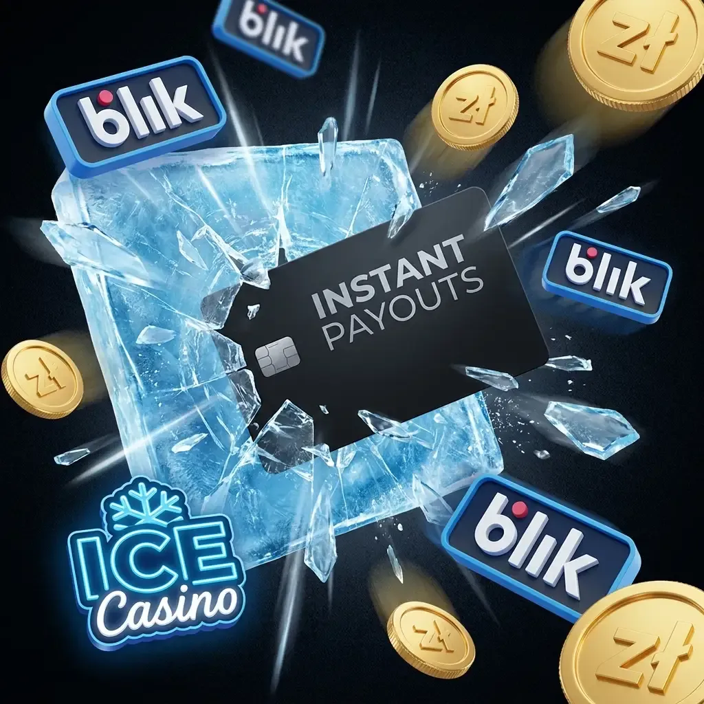 POPUP Bank card smashing blue ice