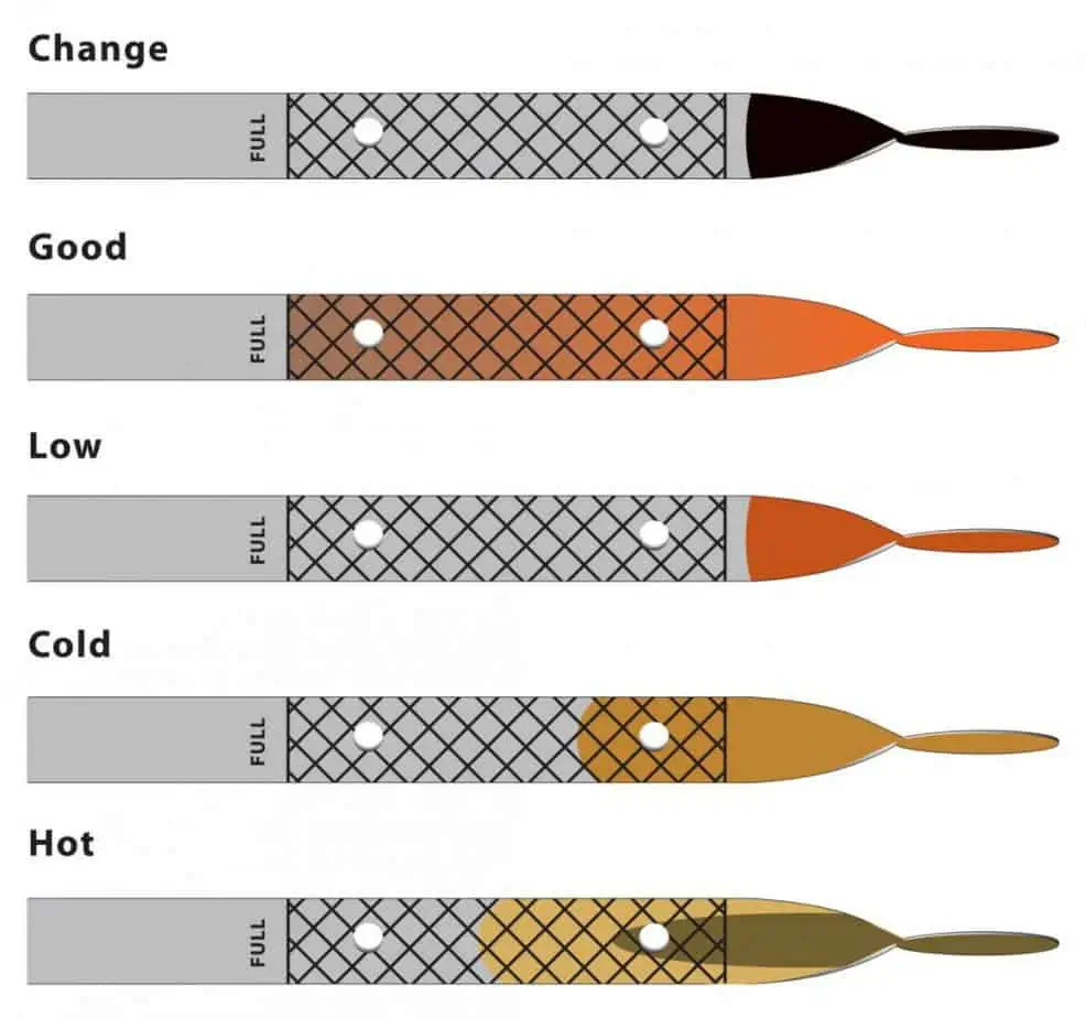 Visual Guide: Engine Oil Colour Chart